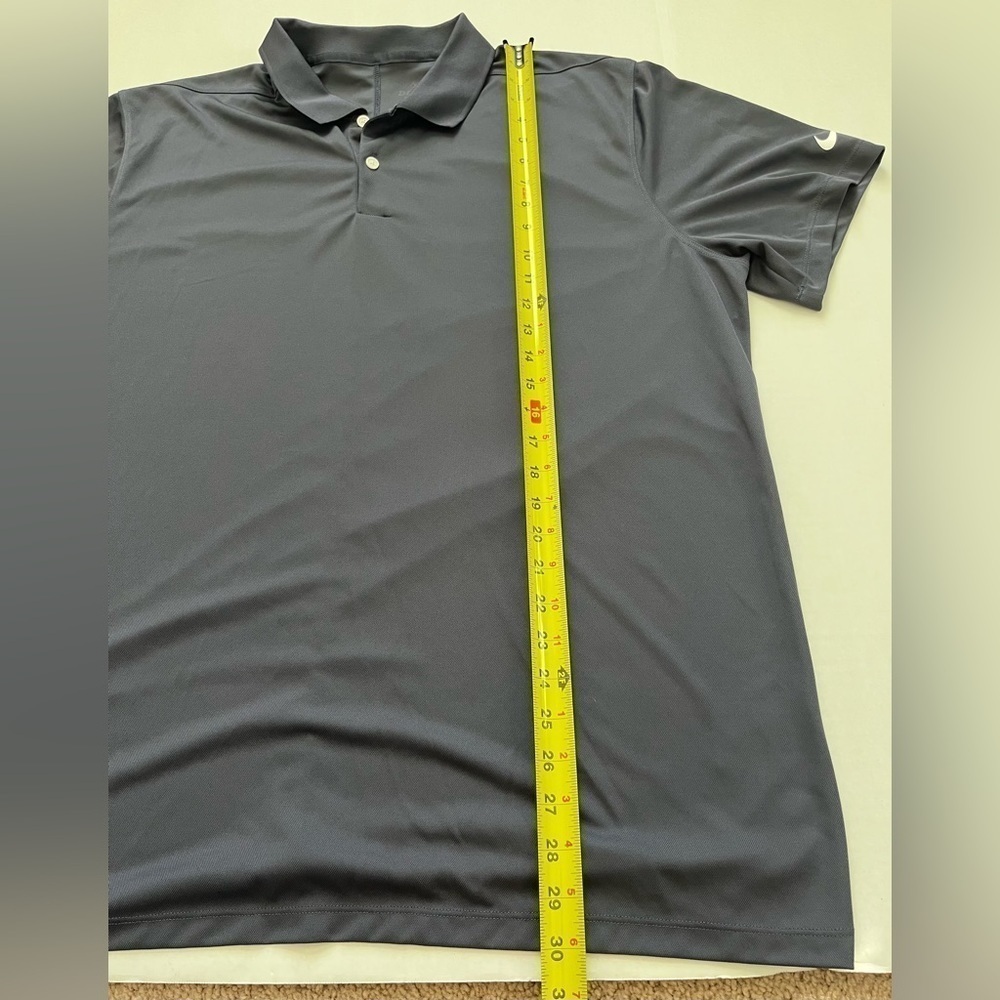 Nike Dry Fit Lightweight Polo Shirt Blue - Picture 4 of 12
